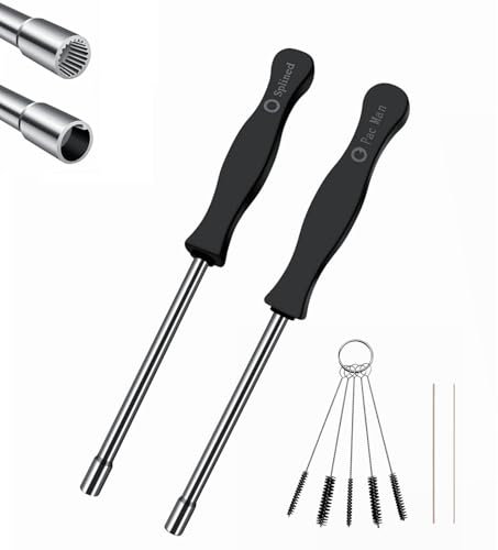 Carb Tool 21 Teeth Spline 530035560 & Pac Man 308535003 Carburetor Adjusting for Husqvarna Poulan Ryobi Homelite Stihl Echo Weed Eater String Trimmer Chainsaw Leaf Blower 2 Cycle Engine Screwdriver