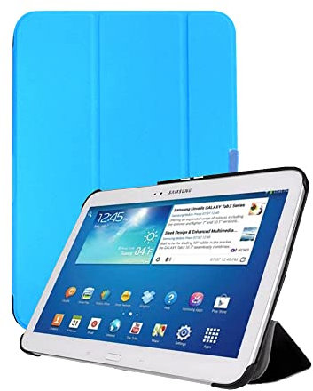 Funda para Samsung Galaxy Tab 3 de 10,1 Pulgadas GTP5200 P5210 Tablet Cover con Apagado y Encendido automático para Samsung Galaxy Tab 3 de 10,1 Pulgadas GTP5200 P5210 (Azul Cielo)