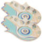 Alipis Plateau À Bijoux En Céramique Motif Mauvais Œil Petit Porte-bijoux Décoration Dintérieur Plateau Polyvalent Pour Bijoux Et Nourriture