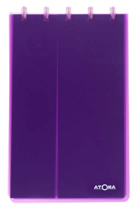 ATOMA Notizbuchsystem - Vokabelheft - violett