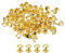 sourcing map 50 Sets Leder Nieten 9mm Doppelt Kappe Nieten 10mm Höhe Metall Nieten Runde Nieten Hohlnieten Niete für Leder Handwerk Reparatur DIY Geldbeutel Gürtel Taschen Schuhe Gold Ton