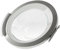 FIGEVIDA Oblo Completo con Cerniera compatibile con Bosch 00704287, Argento/Bianco