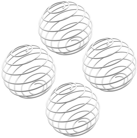 ShakeNext® | 4 Stück Edelstahl Mixball für Sport Fitness Eiweiß & Protein-Shaker, Shaker Mixing Ball, Schüttelkugel, Blender Ball, Shaker Kugel, Shake Ball, Blended Getränke (Edelstahl Mixball)