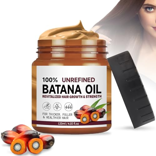 Bio Batana Öl für Haarwachstum, Batana Haarspülung, 100% Natürliche Batana-Haarcreme, Bio Batana-Öl-Conditioner, Natürliches Haarwachstumsöl, für Gesünderes, Dickeres, Glatter Haar