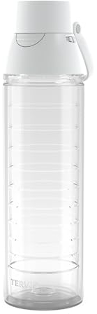 Tervis Clear & Colorful Insulated Tumbler, 24oz Venture Lite Water Bottle, White Lid