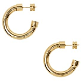 ESPRIT Damen-Creolen Edelstahl One Size Gelbgold 32025957