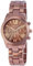 Excellanc Herren Armband Uhr Braun Kupfer Chrono-Look Metall Analog Quarz 9280957000006