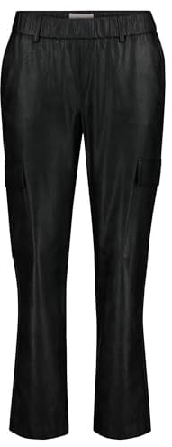 Cartoon Damen Schlupfhose mit aufgesetzten Taschen Schwarz,36