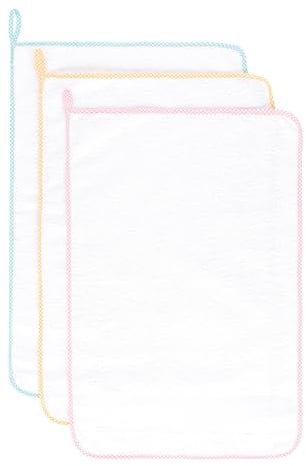 EMMEBi Handtücher für Kindergarten und Schule zum Besticken mit AIDA-Stoff aus Baumwoll-Frottee Jacquard (Bima)
