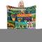 hihihihihihihihi Secret Garden Reading NookThrow Plüschdecke, Plüsch und warm, einzigartiges Design für Bett und Sofa, perfekter Winterbegleiter, geeignet für alle Jahreszeiten, 152,4 x 203,2 cm