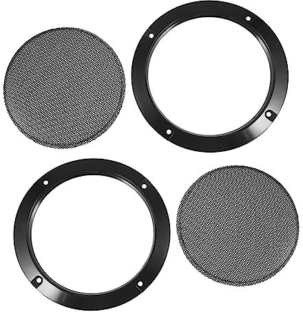 MOLUCKFU 2stücke Lautsprecher Schutznetz Für Subwoofer Dekoratives Und Funktionales Netz Für Auto Und Heimlautsprecher Einfache Installation Zuverlässiger Schutz