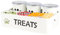 APITOS Dog Treat Container Set,Metal Dog Treat Jars with 3 Jars，Farmhouse Dog Food Storage Container,Airtight Pet Food Storage Tin for Pett Dogs and Cat Cookie Tin (Black)