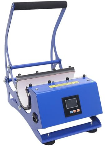 MIIWWOWO 500W Tassenpresse Maschine 6 In 1 Tassen Presse Becher Mug Press, Becher-Heißpresse, Sublimationsdrucker für Keramiktassen, Glas, Trinkbecher, Wasserflaschen, Becher Backen