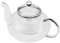 TOPPERFUN Théière Verre Infuseur Théière Verre Transparent pour Infuser des Fleurs pour Maison