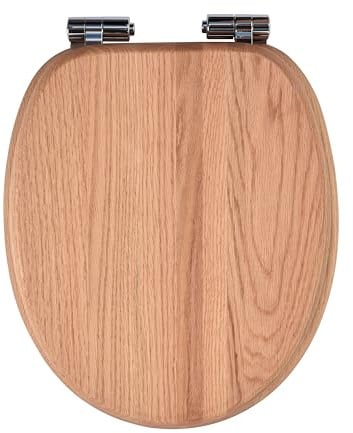 WC-Sitz aus Massivholz – Eiche, mit Absenkautomatik, Schnellverschluss & Easy-Clean, Soft-Touch – PIKLiDS