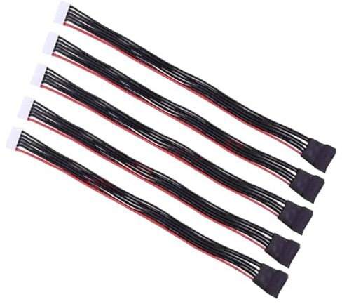 ZCDYGHU Für 5 Teile/los JST-XH 2S/3S/4S/6S 20cm 22AWG für Lipo Balance draht Ladekabel Kabel Für RC Batterie ladegerät Auto Boot Spielzeug(5pcs 5S Cable)