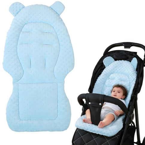 UIEXAY 1 articolo Copriseduta Passeggino Universale, Cuscino Riduttore Passeggino, Cotone Materassino Passeggino, Cuscino Passeggino Traspirante e Morbido