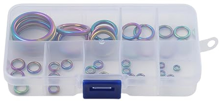 kmgfsd Angelruten Reparaturzubehör, 0, 18 Zoll bis 1, 17 Zoll Durchmesser, Keramik Führungsringe Set, Eye Professional Anglers Supply