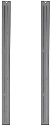 2 Pack 70x5cm Narrow Silicone Sink Splash Guard, Anti Slip Water Barrier Mat, Heat Resistant Countertop Protector for Kitchen Sink, Bathroom Vanity and Stove Gap, Grey