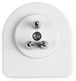EKON filtro ADSL, presa ADSL spina tripolare maschio, presa RJ11 femmina, per connessione internet, telefono, router, modem