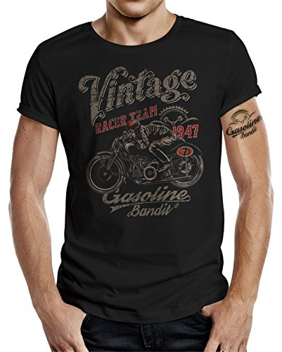 T-Shirt Washed Used Look - Vintage Racer Team