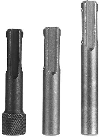 3 Unids SDS Socket Adaptador Set 1/4Hex Shank Destornillador Bit Holder Socket Adaptador Convertidor para SDS Hammer Drill