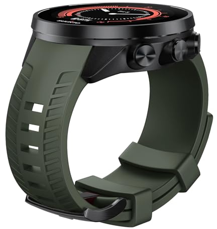 NotoCity Armband für 9/9 Baro, 24 mm, Silikon, kompatibel mit 7/D5/Spartan Sport Wrist HR