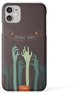 Tirita Hard Phone Case Cover Compatible with iPhone 11 Pro Max Halloween Pumpkin Skull Ghost Zombie Sugar Skull