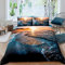 Loussiesd Strand Themen Bettwäsche Set 155x220cm für Mädchen Jungen Hawaiian Ocean Kinder Bettbezug Set Meer Sonnenuntergang Landschaft Betten Set Sommerferien Urlaub 2 STK
