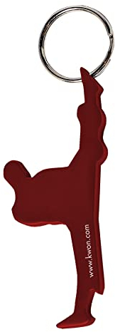 Kwon Schlüsselanhänger Flaschenöffner High Kick Design Kampfsport, Karate, Kickboxen, Taekwondo, MMA, Muay Thai, Thaiboxen, Budo, Kung Fu, Ninja, Kinder, Erwachsene