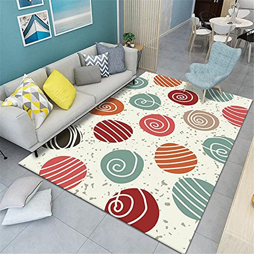 tappeto doccia antiscivolo quadrato Tappeto rosso arancione, moquette geometrica di alta qualità Casa d'umidità antibatterica di alta qualità Tappeto decorativo tappeto moderno -arancia_120x140cm.