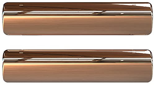 Ultion Sweet Multi-Layer Insulated Squared Letter Box Letterplate - Matching Door Furniture Available (Rose Gold)
