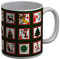 Mug Céramique Motifs de Noel Sapin Cadeau Vintage Retro Santa Claus 50's