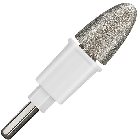 Sapphire Cone, Nail Drill Bit for POLAMD Professional Manicure Pedicure Set for Thinning Thick Fingernails, Toenails, and Removing Calluses, Dead Skin
