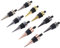 Bruafsir 10 Pieces Blank Bottle Stopper with Threaded Post Metal Wine Stopper Inserts Set Hardware for Wood Turning DIY Project