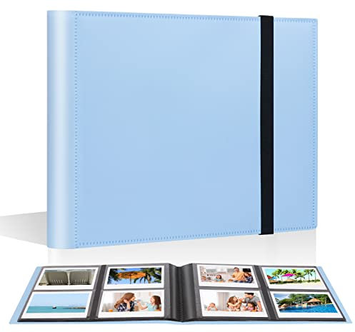 Fotoalbum mit 160 Taschen, für Fujifilm Instax Wide 300, Polaroid 600 i-Type 8,9 x 11,4 cm, kompatibel mit Polaroid Now OneStep2 Sofortbildkamera, POP Lab Print t kamera