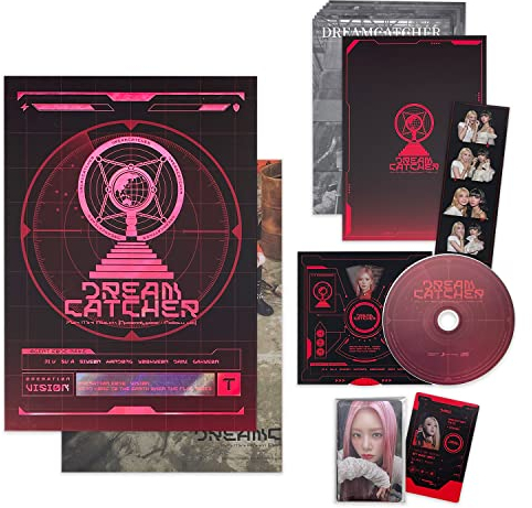 DREAM CATCHER - [Apocalypse : Follow us] (T ver.) Package + Photo Book + CD-R + Spin Card + Monochrome Postcard + Four-Cut Photo + Photo Card + Agent Card + Folded Poster + 4 Extra Photocards