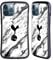 Head Case Designs Officially Licensed Tottenham Hotspur F.C. Black And White Marble Badge Hybrid Case Compatible With Apple iPhone 13 Pro Max
