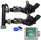 Suinga Sistema de Riego Automático para jardin de 2 zonas con Programador de Pilas y Electroválvulas Rain Bird HV 1 9v