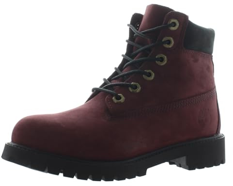 Timberland 6 Inch Premium Waterproof (Junior) Schnürstiefel, Weinrot