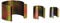Set 20 Clip clips fermatelo per serra in acciaio per fissare il telo protettivo (Metallo, ⌀ 30 mm)