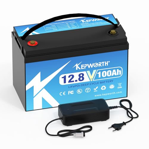Lifepo4 Batterie 12v 100AH Lithium avec des cellules de qualité A et 100A BMS pour moteur de pêche à la traîne, camping, système solaire, applications domestiques, série et parallèle.
