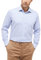 eterna Herren Langarm Hemd Comfort Fit | Streifen Blau-Weiß | Bügelfrei, Knitterfrei, 100% Baumwolle | Classic Kent-Kragen Gr. 45