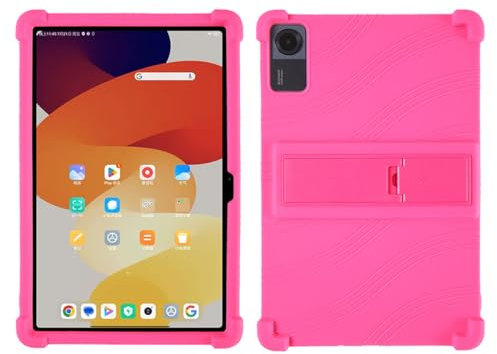 Funda para TCL Tab 10S 5G, Suave Silicona TPU Delgado Flexible Shell Cover Caso Bumper Anti-Golpes Carcasa Protectora Case para TCL Tab 10S 5G (10,1) - Rosa