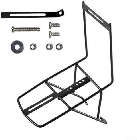Porte-bagages en fer robuste pour VTT Design optimisé pour montage sur fourche avant (porte-bagages)