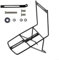 Porte-bagages en fer robuste pour VTT Design optimisé pour montage sur fourche avant (porte-bagages)