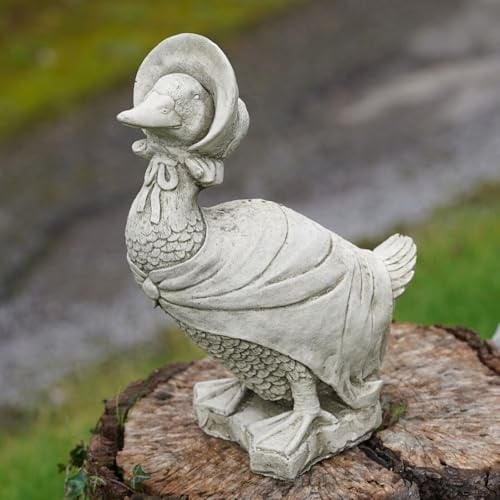 Jemima Puddle Duck NEW Stone Statue | Outdoor Garden Ornament Peter Rabbit Decor