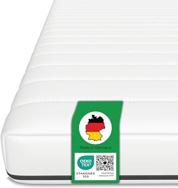 Schlaftroll Matratzentopper 180x200 – Kaltschaum 11cm – Öko-Tex | Kaltschaum, 11 cm hoch, waschbarer Bezug, ergonomisch, Öko-Tex, für Boxspringbett & Bett