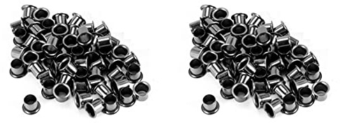 Htuygyjaw 100Pcs Eyelets for DIY Kydex Sheath 6mm Rivet Hand Tool Parts Eyelet Hole Punch Tool Kit