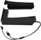 Slim RGB Abbagliante Game Console Orizzontale Stand con 4 Porte USB per gli Appassionati di Gioco Materiale ABS (BLACK)